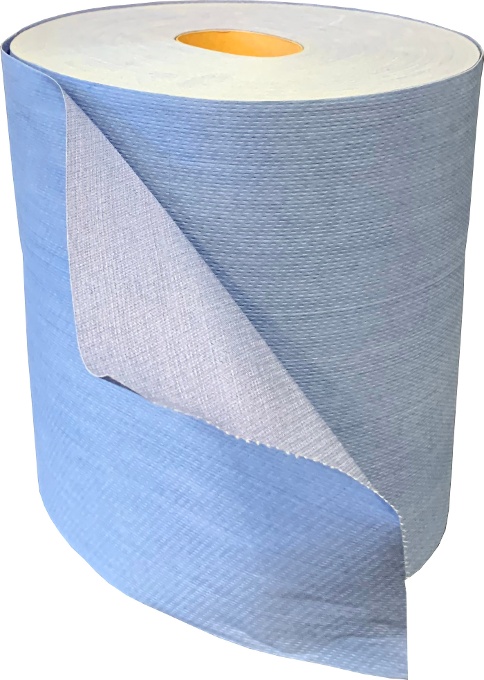 Spilfyter 12"x13" Blue GT Series Extra Heavy Duty Wiper Roll: click to enlarge