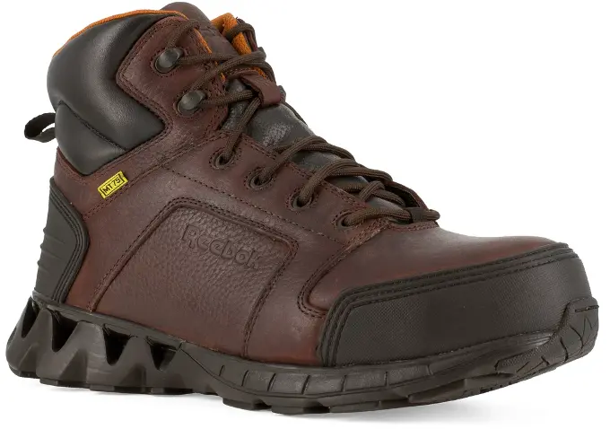 Zigkick Work with CushGuard™ - Dark Brown - RB7605: click to enlarge