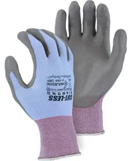 Cut-Less Dyneema Glove with Polyurethane Palm, 18g, ANSI A2 37-1300