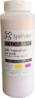 Spilfyter Kolor-Safe® Neutralizer Powder Shaker Bottle for Acids