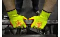 Cut-Less Korplex Glove with Foam Nitrile Palm, 13g, ANSI A4 35-4565